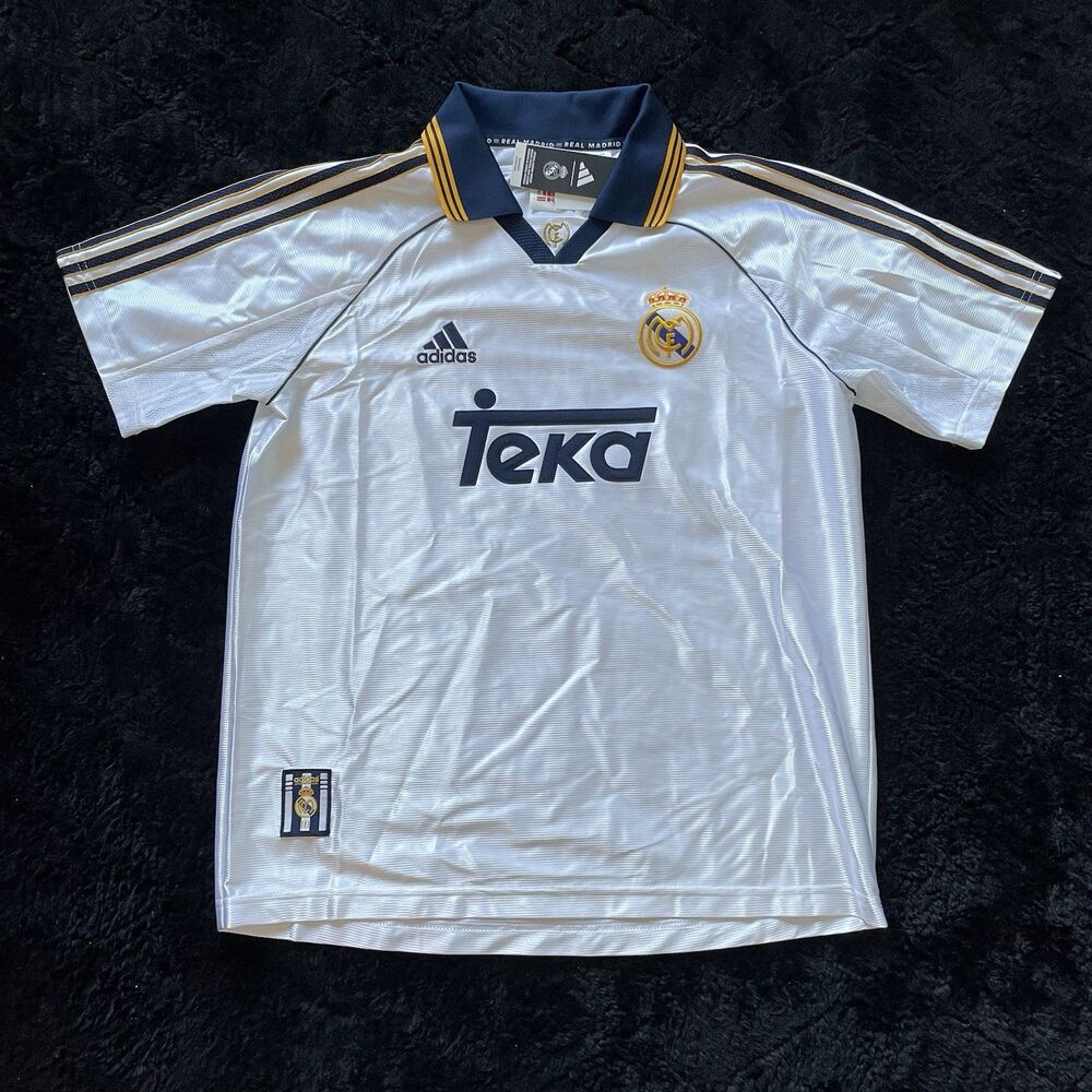 Authentic Adidas Real Madrid 1999/00 Home Soccer Jersey Size Medium JJ3801